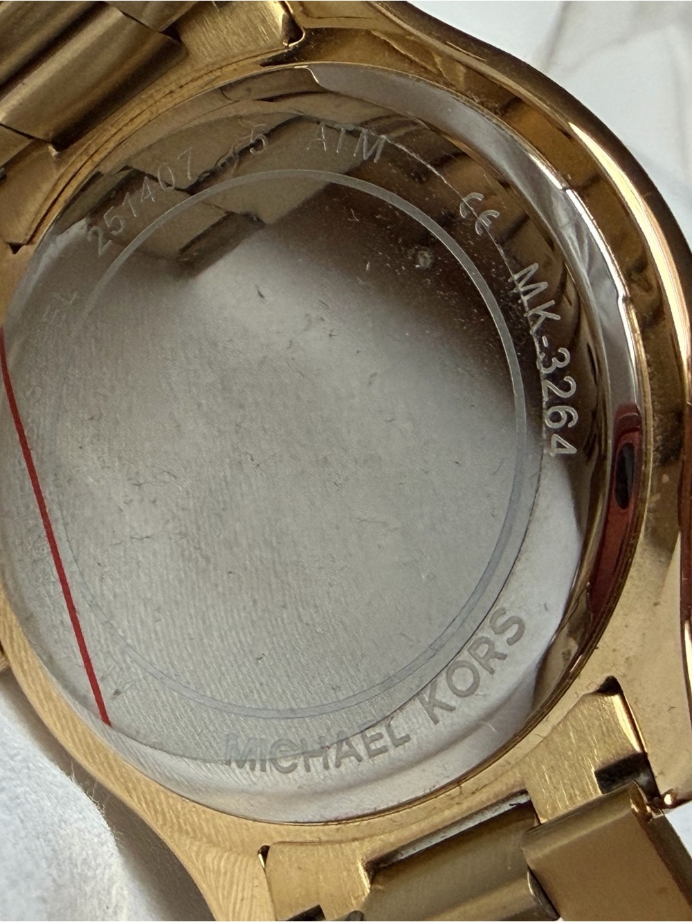 Michael Kors Gold Watch with Pink Sunray Dial - Picture 4 of 9